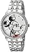 Disney Mickey Mouse Men's W002512 Mickey Mouse Silver-Tone Watch