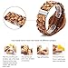 BEWELL W023A Natural Wooden Watches for Men Quartz Lightweight Wrist Watch(Red Sandalwood)