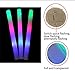 12 Pack of 18 Inch Multi Color Foam Baton LED Light Sticks - Multicolor Color Changing 3 Model Flashing