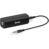 Smof Ground Loop Noise Isolator for Car Audio/Home Stereo System (Eliminate The Buzzing Noise Completely) with 3.5mm Audio Ca