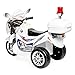 Best Choice Products Kids 6V Electric Ride On 3-Wheel Police Motorcycle, White