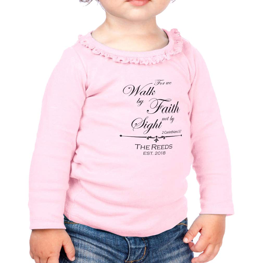 girls long sleeve ruffle shirt