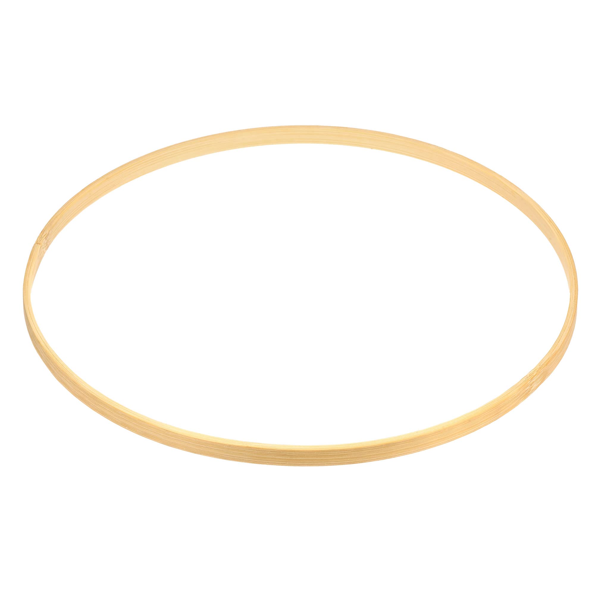 M METERXITY 8 Pack Wooden Bamboo Floral Hoops - Dream Catcher Rings Macrame Craft Hoop for DIY Handcraft Flower Wreath Decoration (10.2")