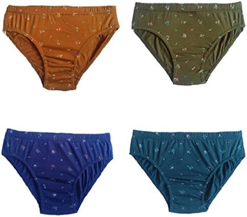DIXCY Women's Cotton Hipsters (Pack of 4)