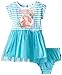 Disney Baby Girls' The Little Mermaid Knit Dress Set, Turquoise, 0-3 Months (Pack of 2)