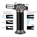 Lennov Micro Butane Gas Torch Lighter, Welding Soldering Brazing Refillable Tool, Professional Grade Culinary Blow torch for Camping BBQ Outdoor (Black-GF-879)