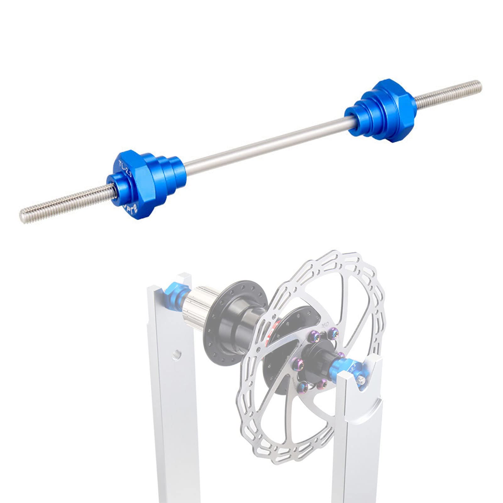 Bicycle Wheel Truing Stand Thru Axle Adapter 12/15/20mm freehub tool