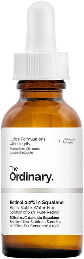 The Ordinary Retinol 0.2% Squalane Serum 30ml Fine Lines Anti-Aging Skin