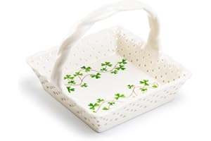 GENERIC Grace Teaware Shamrock 5" Fine Porcelain Tea Bag Basket