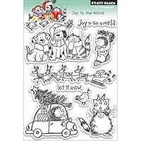 Penny Black 30-143 Joy to The World Clear Stamp