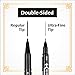 One Tattoo World Tattoo & Piercing Skin Marker | Dual-tip Pen Marking Scribe in Black | 10pcs