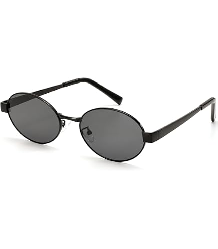 Xpectrum Vintage Retro Oval Sunglasses for Womens Mens, Trendy
