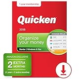 Quicken Starter 2018 – 14-Month Personal Finance & Budgeting Software [PC/Mac Download] – Amazon Exclusive