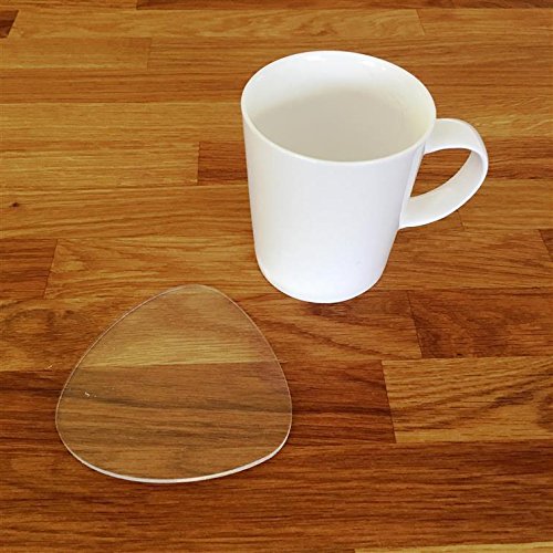Coasters - Pebble Shaped - Clear - 8 Set
