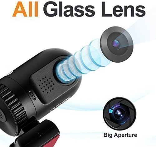 Dash Cam Arpenkin Mini DashCam Car DVR Dash Camera Full Hd 1080p Mini 0801 Ambarella A2 Chip with GPS Bracket and 8gb Tf Card