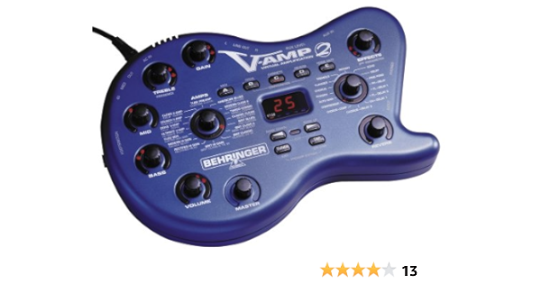 Amazon Com Behringer V Amp 2 Guitar Amp Modeling Pod Musical Instruments