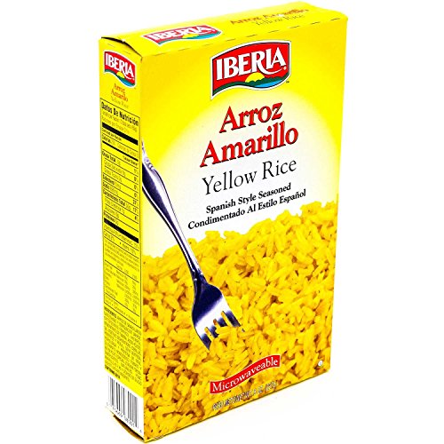 Iberia Spanish Style Seasoned Yellow Rice, 8 Ounce (Pack of 12