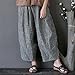 YESNO Women Casual Loose Bib Pants Overalls Baggy Cotton Harem Jumpsuits Rompers with Pockets PV2 (L, PE6 Gray)