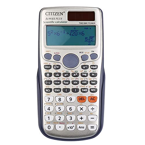 DricRoda Scientific Calculator, Function Calculator Engineering Calculator High School Calculator with Solar Power & Large LCD Display for College, University, Office, Home and Business