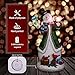Valery Madelyn 12 Inch Polyresin Christmas Snowman Figurines Decoration with LED Lights, Themed with Classic Collection Splendor Christmas Ornaments