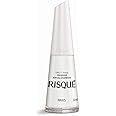 Nail Polish Risque Creamy White | Esmalte de Unhas | Fast Dry, Hypoallergenic, Long-Lasting, Extra Sparkle, Anti Allergic, Made in Brazil | Paris, 0.3 oz, 8ml