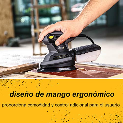 Lijadora-Electrica-TECCPO-Professional-200W-Lijadora-Mouse-Lijadora-de-Detalles-15500-OPM-12-Piezas-de-Papel-Lija-con-Contenedor-de-Polvo-Reutilizable-Diametro-de-Orbita-de-15-mm-TAMS23P