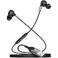 USB Gaming Headset with Microphone for PC (6.55FT), Noice Canceling USB A Wired in Ear Earbuds for PC/PS4/PS5/Computer, USB H
