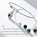 Expandable Wire Blank Bangle Bracelet for DIY Jewelry Making, Pack of 10pcs,2.57 inch