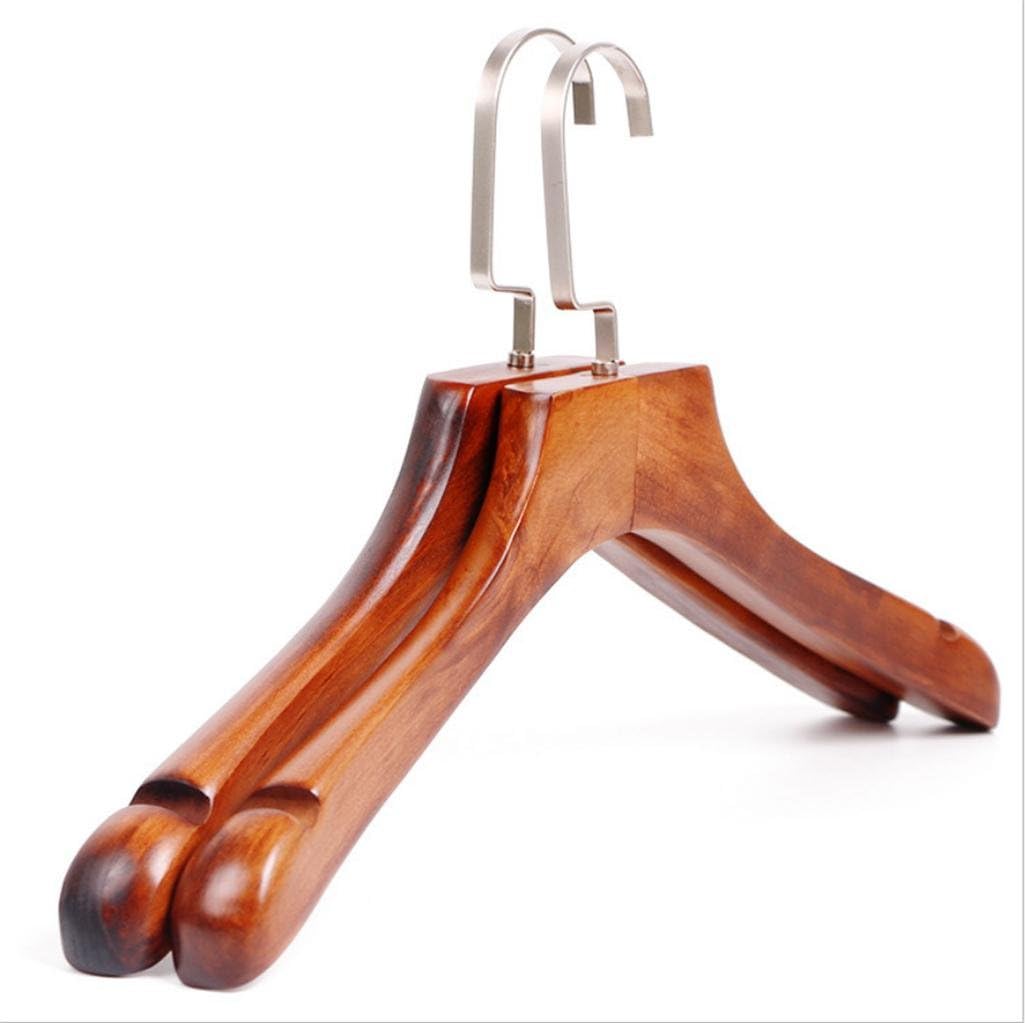 KKLL Coat Hangers Solid wood Ms Retro Non slip Hanger (pack of 10) , 2 , 39*23.5*3cm