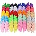 Fortop Boutique Ribbon Pinwheel Hair Bows Baby Grosgrain Bows With Clips For Teens Toddlers 20 Pairs