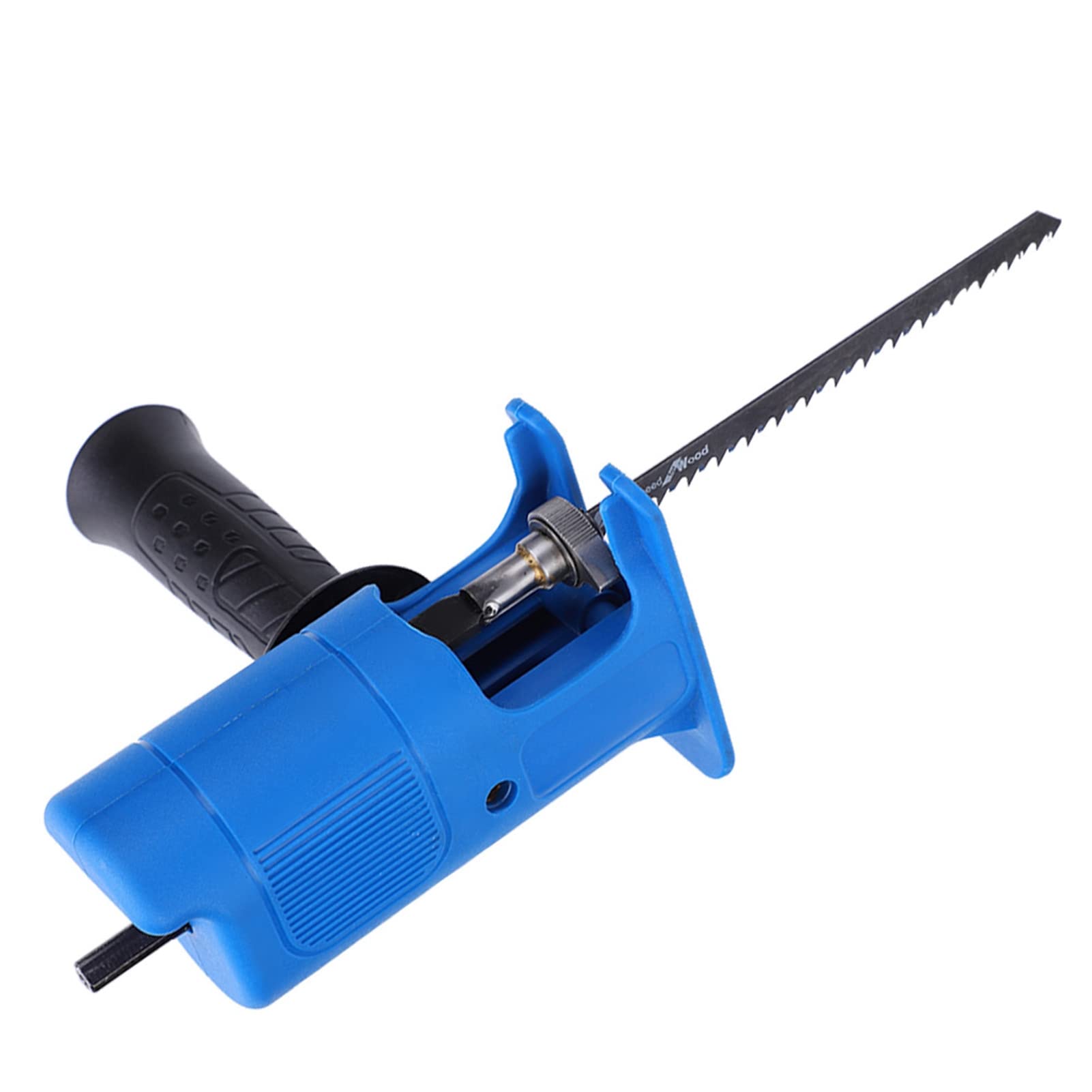 Reciprocating Saw, Electric Cordless Saw with 3 Saw Blades Reciprocating Saw Jig Saw Electric Drill Tool Attachment for Wood Metal Cutting