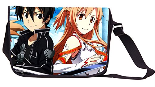 Siawasey Sword Art Online Anime Kirigaya Kirito Messenger Bag Backpack Shoulder Bag - Image 251