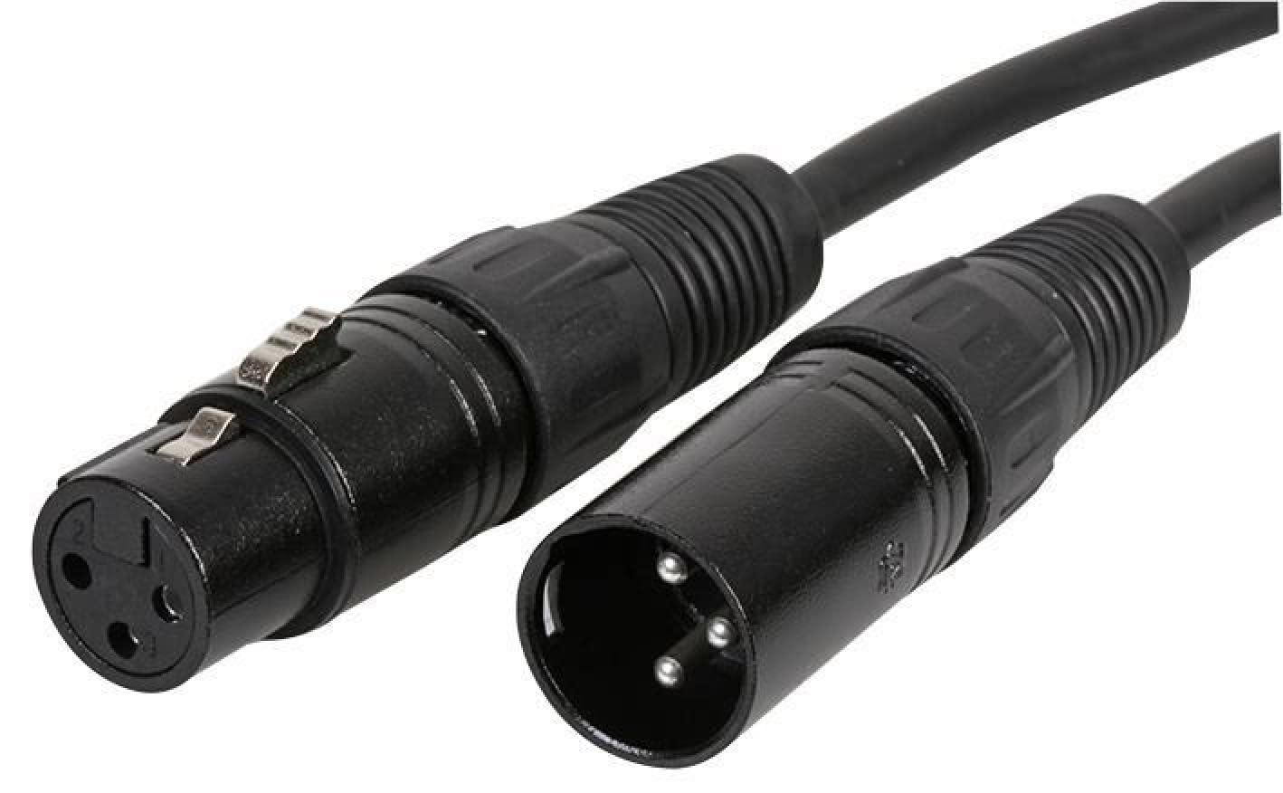 PULSE 3m XLR Microphone Cable – Balanced 3‑Pin Male to Female Lead with Zinc Die‑Cast Connectors, OFC Copper Conductors & Spiral Shielding – PLS00234