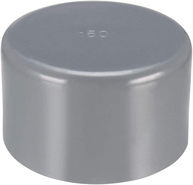 uxcell 50mm PVC Pipe Cap Fitting, Slip End Caps DWV Drain Waste Vent