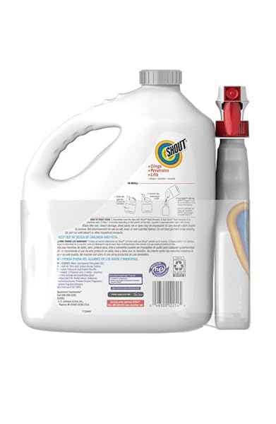 SHOUT TRIPLE ACTING LAUNDRY STAIN REMOVER WITH 22 OZ TRIGGER, 1 GALLON