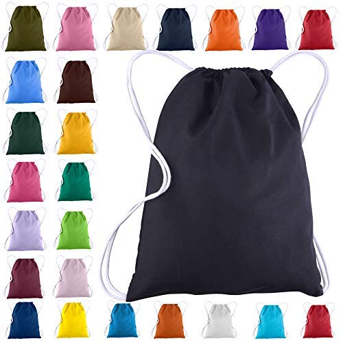 cotton canvas drawstring bags