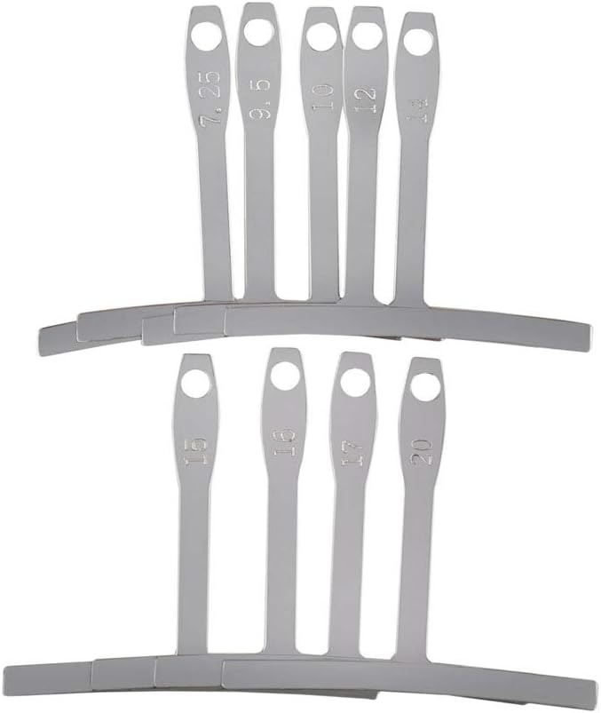 Mr.Power Guitar Tools Include 9 Understring Radius Gauge Set + 32 Blades Feeler Gauge + Guitar Pin Pull Luthier Tools - Image 5