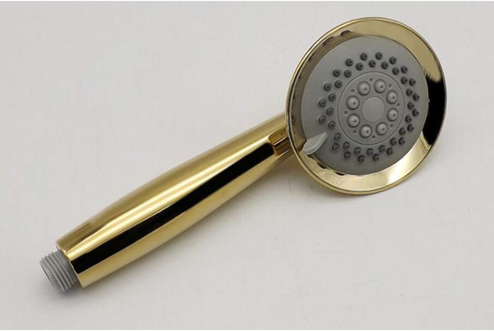 ZJNJN Hand Shower Solid Copper Gold Plated Three Functions Handheld