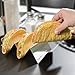 Licok Taco Holders Stainless Steel - Zig-zag Taco Stand Holds Up to 3 Tacos Each, Taco Holder with Non-stick surfaces for Kids, Oven Safe Taco Holders for Baking, Dishwasher and Grill Safe, Pack of 2