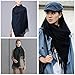 Kuayang Pashmina Scarf Cashmere Scarves for Women Mens Winter Shawls and Wraps