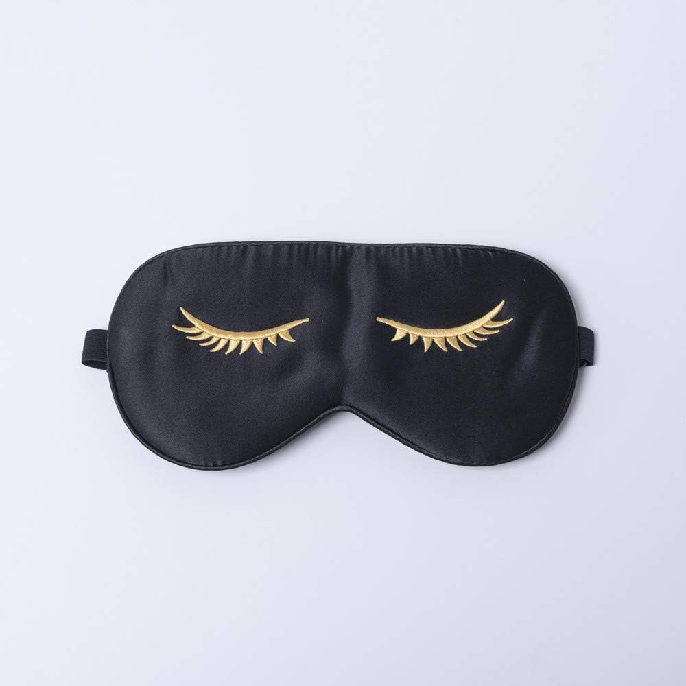 Tim&Tina Silk Sleep Mask Comfortable Blindfold Eye mask Adjustable (Golden Stars): Home & Kitchen