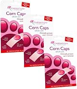 Carnation Footcare Corn Caps x3 Pack 30 Caps Salicylic Acid Paste