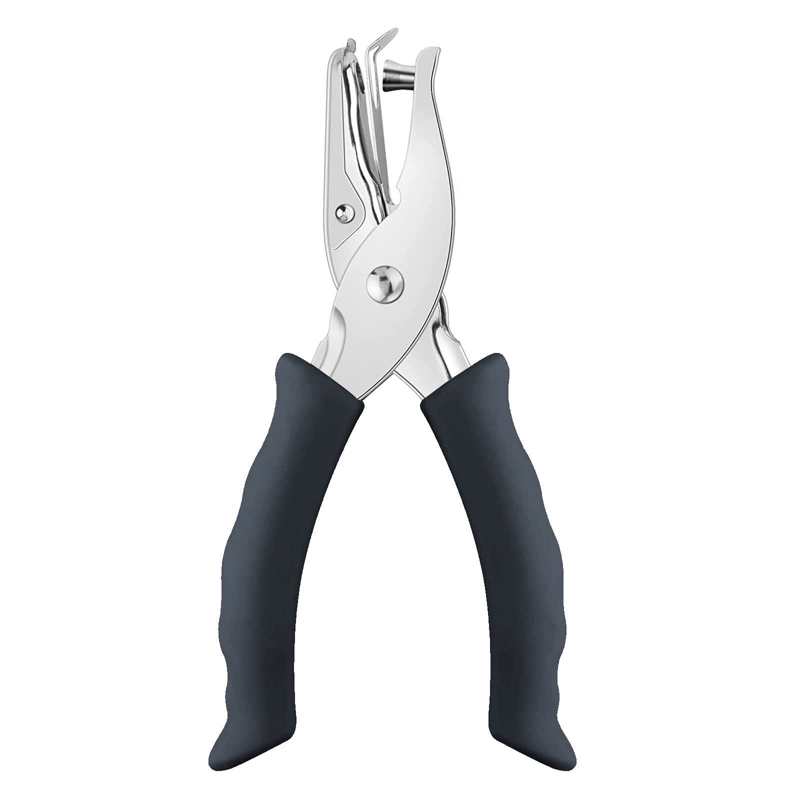 Single Hole Punch Single Hole Pliers, 6MM Small Holes Paper Punchers with Soft Grip, Puncher for DIY Craft Tags Clothing Ticket Scrapbook Tool