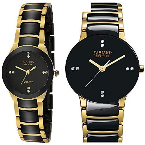 Analogue Black Dial Unisex Watch(FNY2030)