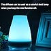 PowerLead Tdif PLH004 100ml Aroma Essential Oil Diffuser Cool Mist Humidifier with Adjustable Mist Mode Humidifier with Color LED Lights Changing and Waterless Auto Shut-off Function