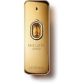 Rabanne Million Gold Elixir Parfum Intense - Long Lasting Luxury Fragrance for Men with Vanilla, Mandarin & Sandalwood - Men's Perfume Spray, 3.4 oz