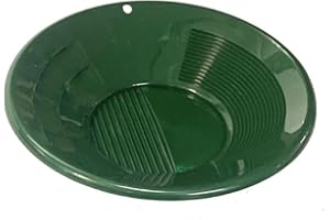 Sluice Monkey 10" Tripple Riffles Green Plastic Gold Pan