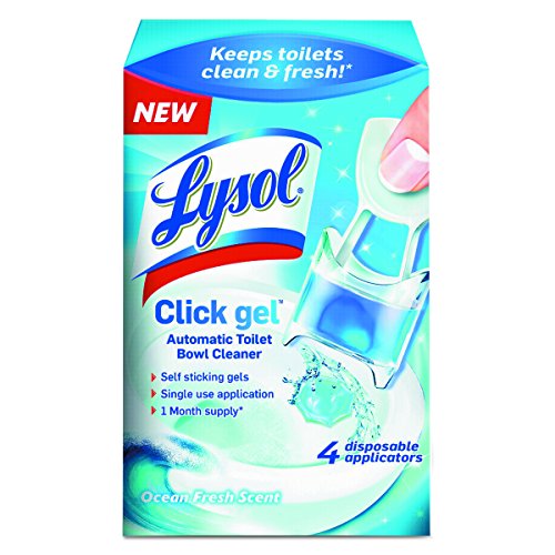 LYSOL Brand 92918CT Click Gel Automatic Toilet Bowl Cleaner, Ocean