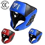 RDX Boxing Headguard Kids MMA Junior Headgear for Fighting Kickboxing Head Guard Training Sparring Martial Arts Youth Head Protector for Children Muay Thai Taekwondo Karate Judo (CE Certified)