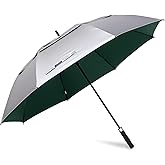 G4Free 47/54/62/68 Inch UV Protection Golf Umbrella Auto Open Vented Double Canopy Oversize Extra Large Windproof Sun Rain Umbrellas